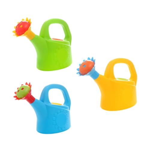 Hohopeti 3 Stück Teiliges Gießkannen für Leichtes Buntes Wasserspielzeug mit Süßem Küken Design Fördert Kreativität Hand Auge Koordination für Badewanne Kindergarten und Outdoor Spielspaß von Hohopeti