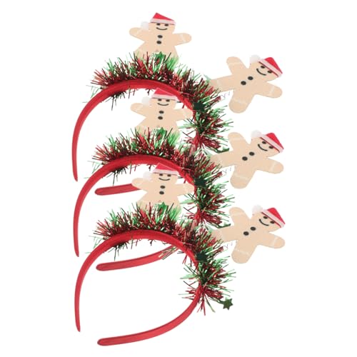 Hohopeti 3 Stück Teiliges Gingerbread Haarband Verspielte Leichte Weihnachts Party Accessoires für Erwachsene Vielseitige Festliche Kopfbedeckung für Feiern und Fotoshootings Hohopeti 3 Stück Teiliges Gingerbread Haarband Verspielte Leichte Weihnachts Party Accessoires für Erwachsene Vielseitige Festliche Kopfbedeckung für Feiern und Fotoshootings von Hohopeti