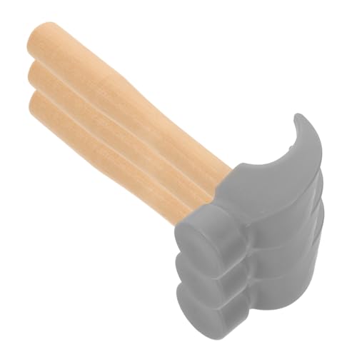 Hohopeti 3 Stück Teiliges Holzhammer für Realistisches Simulation Hammerspiel Pädagogisches Montessori Lernwerkzeug Nachhaltiges Holzkluppen Geburtstagsgeschenk für Kreative Hohopeti 3 Stück Teiliges Holzhammer für Realistisches Simulation Hammerspiel Pädagogisches Montessori Lernwerkzeug Nachhaltiges Holzkluppen Geburtstagsgeschenk für Kreative von Hohopeti