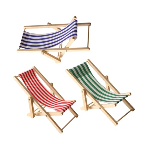 Hohopeti 3 Stück Teiliges Mini Holz Strandstuhl Faltbare Miniatur Liegestühle für Puppenhaus Deko Detailreiche Outdoor Möbel für Strand und Picknick Szenen in Puppenhäusern Rot Blau Grün Hohopeti 3 Stück Teiliges Mini Holz Strandstuhl Faltbare Miniatur Liegestühle für Puppenhaus Deko Detailreiche Outdoor Möbel für Strand und Picknick Szenen in Puppenhäusern Rot Blau Grün von Hohopeti