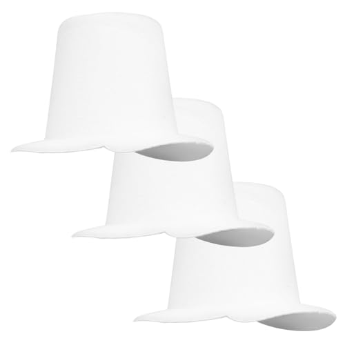 Hohopeti 3 Stück Teiliges Mini dekorationsset aus Kleine Puppenhüte zum Basteln Wiederverwendbar Robust DIY Accessoires für Puppen Cosplay und Dekoration von Hohopeti