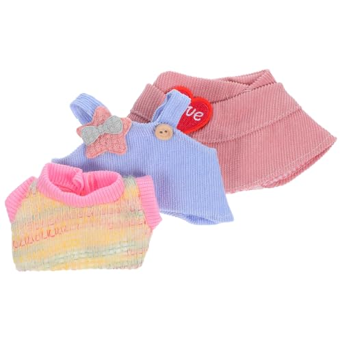 Hohopeti 3 Stück Teiliges Puppenkleidungsset mit Süßem Eimerhut T-Shirt und Latzhosen Weiche Stoffe Passend für Verschiedene Marken-Puppen für Puppenhaus-kostüm und Festtagskleidung Hohopeti 3 Stück Teiliges Puppenkleidungsset mit Süßem Eimerhut T-Shirt und Latzhosen Weiche Stoffe Passend für Verschiedene Marken-Puppen für Puppenhaus-kostüm und Festtagskleidung von Hohopeti
