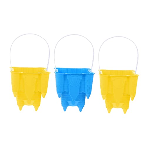 Hohopeti 3 Stück Teiliges Sandspielzeug aus Leichtem Robustem Abs Kunststoff für Strand und Sandkasten Fördert Kreativität und Motorische Fähigkeiten Tragbar für Indoor und Zufällige Farbe von Hohopeti