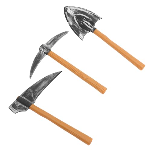 Hohopeti 3 Stück Teiliges Zwergen kostümset mit Spitzhacke Sichelschaufel und Schaufel Realistische Bühnenrequisiten für Karneval Halloween und Party Leicht und Authentisch für Performance Hohopeti 3 Stück Teiliges Zwergen kostümset mit Spitzhacke Sichelschaufel und Schaufel Realistische Bühnenrequisiten für Karneval Halloween und Party Leicht und Authentisch für Performance von Hohopeti