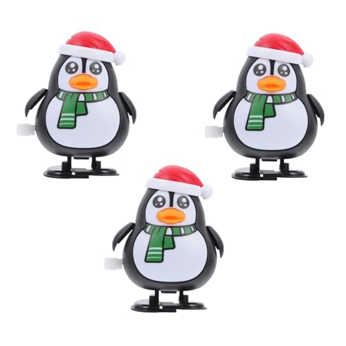 Hohopeti 3 Stück Weihnachtliches Aufziehspielzeug Teiliges mit Niedlichen Cartoon Pinguinen Laufspielzeug für Partygeschenk zur Weihnachtszeit Hohopeti 3 Stück Weihnachtliches Aufziehspielzeug Teiliges mit Niedlichen Cartoon Pinguinen Laufspielzeug für Partygeschenk zur Weihnachtszeit von Hohopeti