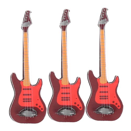 Hohopeti 3 Stücke Miniatur Gitarren Teilig Glatte Oberfläche Kleine Puppenhaus Möbel Kunststoffmodell Klassische und Elektrische Gitarren Handpoliert Platzsparend Dekoratives Hohopeti 3 Stücke Miniatur Gitarren Teilig Glatte Oberfläche Kleine Puppenhaus Möbel Kunststoffmodell Klassische und Elektrische Gitarren Handpoliert Platzsparend Dekoratives von Hohopeti