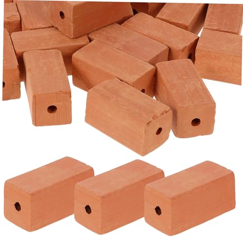 Hohopeti 30 Stück Mini Ziegelsteine für Bastelmodelle Realistische Miniatur Backsteine für DIY Sandkasten Puppenhaus Architekturmodell Feinmotorisches Lernspielzeug Hohopeti 30 Stück Mini Ziegelsteine für Bastelmodelle Realistische Miniatur Backsteine für DIY Sandkasten Puppenhaus Architekturmodell Feinmotorisches Lernspielzeug von Hohopeti