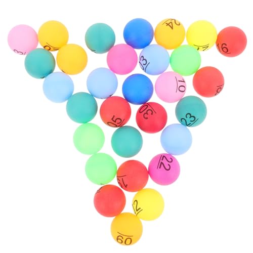 Hohopeti 30 Stück Teiliges Bunte Nummerierte Kunststoff Bingo preiskugeln Langlebige Robuste Tombola bälle für Party und Spiele Sichere Wiederverwendbare Spielkugeln für Veranstaltungen Hohopeti 30 Stück Teiliges Bunte Nummerierte Kunststoff Bingo preiskugeln Langlebige Robuste Tombola bälle für Party und Spiele Sichere Wiederverwendbare Spielkugeln für Veranstaltungen von Hohopeti