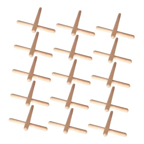 Hohopeti 32 Stück Teiliges Holz Rhythmus Sticks Stabile und Langlebige Holz Percussion Sticks für Musikspielzeug von Kreativität und Auditiver Wahrnehmung Kleines Handliches Design von Hohopeti