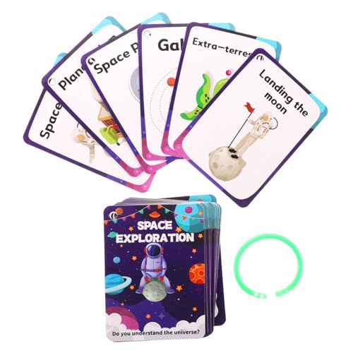 Hohopeti 34 Stück Früherziehungskarten Karteikarten Zum Lernen Cartoon Kinderspielzeug Lernkarten Kindergarten Cartoon-Flash-Karten Karikatur Platz Karteikarten Lernen Plastik von Hohopeti