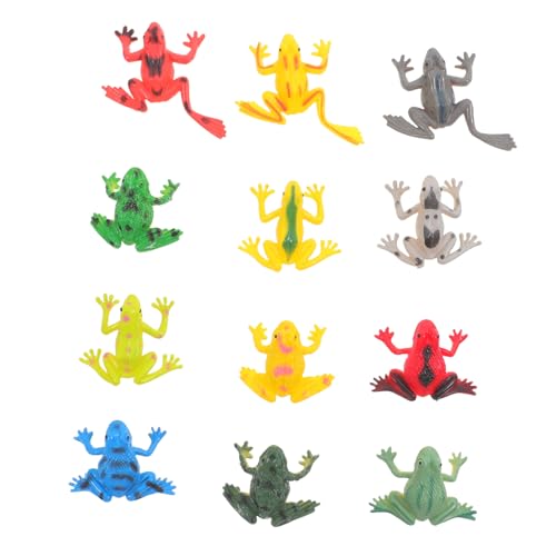 Hohopeti 36 Stück Froschspielzeug Realistische Kunststoff Frösche für Kreative Rollenspiele und Lernspiele im Freien für Kindergeburtstagsfeiern und Aktivitäten Hohopeti 36 Stück Froschspielzeug Realistische Kunststoff Frösche für Kreative Rollenspiele und Lernspiele im Freien für Kindergeburtstagsfeiern und Aktivitäten von Hohopeti