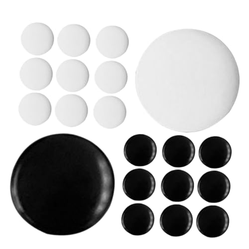 Hohopeti 360 Stück Teiliges Go Schachsteine aus Langlebigem Material Fein Poliert mit Glatter Oberfläche Kleine Schwarze und Weiße Spielsteine für Heimgebrauch und Pädagogisches Brettspiel von Hohopeti