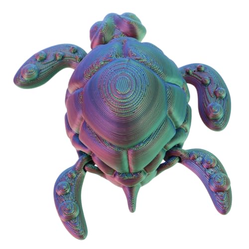 Hohopeti 3D -Druckschildkrötenmodell Meeresschildkröten-Statue für realistisch Meeresschildkröte aus Plastik Modell Einer Tierfigur Meeresschildkröten-Partydekorationen kleine Tierfiguren von Hohopeti