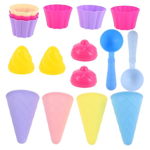 Hohopeti 3Er-Set Teiliges Sandspielzeug für Eiscreme Schaufel und Cupcake Formen aus Kreatives Strandspielzeug für Fantasievolles Eiscreme im Freien Hohopeti 3Er-Set Teiliges Sandspielzeug für Eiscreme Schaufel und Cupcake Formen aus Kreatives Strandspielzeug für Fantasievolles Eiscreme im Freien von Hohopeti
