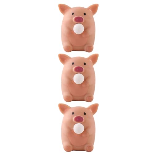 Hohopeti 3Stücke Lustiges Dehnbares Schwein Stressabbau für Erwachsene für Feste Geburtstagsgeschenke und Schreibtischdeko Langlebig und Leicht von Hohopeti
