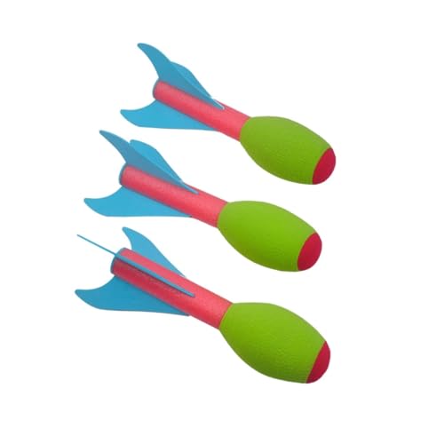 Hohopeti 3Stücke Teiliges Raketenwerfer Set Mit Handpumpe Für Partys Und Vielseitig Einsetzbar Für Kindergeburtstage Und Feste Zufällige Farben von Hohopeti