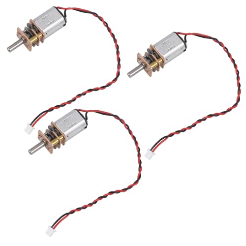 Hohopeti 3st Mikro-untersetzungsmotor Elektromotor Hobbymotor Für Kinder Ersatzmotoren Nützlicher Motor Spielzeugmotor Kleiner Motor Für Spielzeug Getriebemotor DIY-Motor Metall von Hohopeti