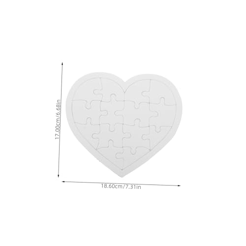 Hohopeti 4 Blätter Blanko Zeichenpuzzle aus Papier Stabile DIY Bastelpuzzles zum Bemalen Große Puzzleteile für Kreativen Gestalten und Malen für Geburtstag und Freizeitspaß Hohopeti 4 Blätter Blanko Zeichenpuzzle aus Papier Stabile DIY Bastelpuzzles zum Bemalen Große Puzzleteile für Kreativen Gestalten und Malen für Geburtstag und Freizeitspaß von Hohopeti