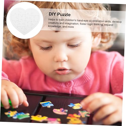 Hohopeti 4 Sätze Leere Puzzleherz Teile aus Papierboard zum Selbstgestalten Blanko Puzzle Pieces für DIY Kreativität Sichere Glatte Oberfläche zum Beschriften und Bemalen Hohopeti 4 Sätze Leere Puzzleherz Teile aus Papierboard zum Selbstgestalten Blanko Puzzle Pieces für DIY Kreativität Sichere Glatte Oberfläche zum Beschriften und Bemalen von Hohopeti