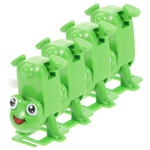 Hohopeti 4 Stück Aufziehspielzeug Frosch Form aus Kunststoff mit Aufziehmechanismus Laufspielzeug für Lustige Garten deko und Geschenk für Jungen und Mädchen Hohopeti 4 Stück Aufziehspielzeug Frosch Form aus Kunststoff mit Aufziehmechanismus Laufspielzeug für Lustige Garten deko und Geschenk für Jungen und Mädchen von Hohopeti