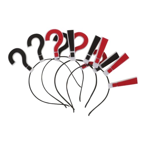 Hohopeti 4 Stück Fragezeichen Stirnband Für Mädchen Haar Accessoires Für Halloween Haar Accessoires Für Kostüme Zeichensetzungs Haarband Lustige Kopfbedeckungen Neuartiges Hohopeti 4 Stück Fragezeichen Stirnband Für Mädchen Haar Accessoires Für Halloween Haar Accessoires Für Kostüme Zeichensetzungs Haarband Lustige Kopfbedeckungen Neuartiges von Hohopeti