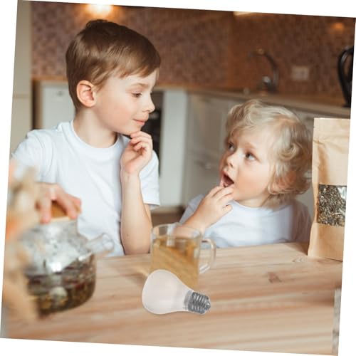 Hohopeti 4 Stück Leuchtende Squishy Glühbirnen Spielzeuge Weiche Dehnbare Stressbälle mit Nachtlicht Effekt Lustige für Beruhigendes Licht für Kinderzimmer und Einschlafhilfe von Hohopeti