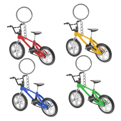 Hohopeti 4 Stück Miniatur Fahrrad Modelle Schlüsselanhänger Teiliges aus Legierung Gelb Rot Blau und Grün Realistisches Design für Sammlungen und Stilvolle Dekoration Hohopeti 4 Stück Miniatur Fahrrad Modelle Schlüsselanhänger Teiliges aus Legierung Gelb Rot Blau und Grün Realistisches Design für Sammlungen und Stilvolle Dekoration von Hohopeti