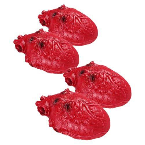 Hohopeti 4 Stück Realistische Blutige Herz Deko Halloween Simulation Menschliches Organ Horror Requisite für Zombie Party Gruselige Streichspielzeug und Schaurige Geisterhaus Atmosphäre Hohopeti 4 Stück Realistische Blutige Herz Deko Halloween Simulation Menschliches Organ Horror Requisite für Zombie Party Gruselige Streichspielzeug und Schaurige Geisterhaus Atmosphäre von Hohopeti