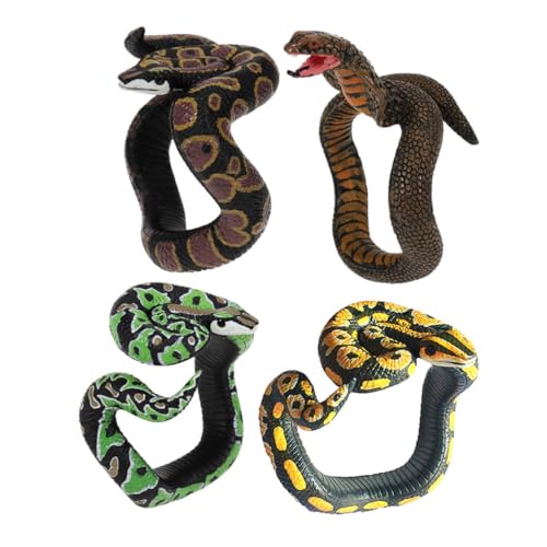 Hohopeti 4 Stück Realistische Schlangen Armbänder aus Robustem Kunststoff Gruselige Halloween Deko und Trickspielzeug für Party Karneval Kostümfest und Scherzartikel Fans Hohopeti 4 Stück Realistische Schlangen Armbänder aus Robustem Kunststoff Gruselige Halloween Deko und Trickspielzeug für Party Karneval Kostümfest und Scherzartikel Fans von Hohopeti