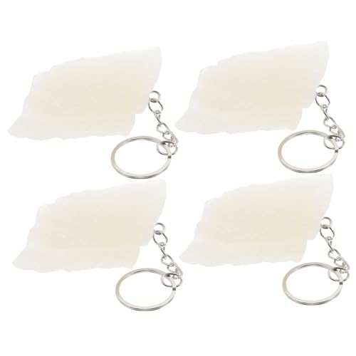 Hohopeti 4 Stück Simulation Lebensmittel Schlüsselanhänger Lachs Fisch Anhänger Zubehör Mini Simulierte Sashimi Schlüsselanhänger Tasche Geldbörse Chram Für Kinder Erwachsene Handtasche von Hohopeti