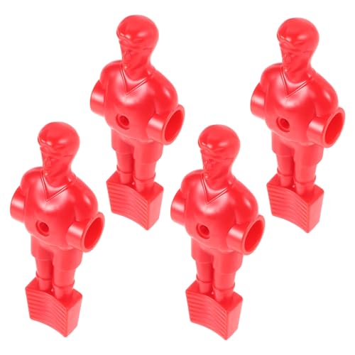 Hohopeti 4 Stück Teiliges Ersatzspieler Tischfußball mit austauschbaren Stabile Montage für sicheren Halt Langlebige Fußballfiguren Zubehör für Kicker Spielspaß von Hohopeti