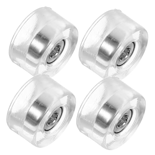 Hohopeti 4 Stück Teiliges Finger Skateboard Räder mit Lagern Transparent Leicht Schnell Austauschbar Kompatibel mit Mini Finger Skateboard für Profi Training und Reparatur Hohopeti 4 Stück Teiliges Finger Skateboard Räder mit Lagern Transparent Leicht Schnell Austauschbar Kompatibel mit Mini Finger Skateboard für Profi Training und Reparatur von Hohopeti