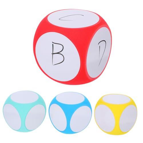 Hohopeti 4 Stück Teiliges Foam Dice Kit Große Abwischbare Sechseitige Eva Schaumstoffwürfel für Interaktive Lernspiele DIY Kreativitätsförderung Unterrichtshilfen und Problemlösung Hohopeti 4 Stück Teiliges Foam Dice Kit Große Abwischbare Sechseitige Eva Schaumstoffwürfel für Interaktive Lernspiele DIY Kreativitätsförderung Unterrichtshilfen und Problemlösung von Hohopeti