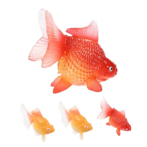 Hohopeti 4 Stück Teiliges Koi Fisch Figuren aus Sicherem Kunststoff Realistisch Schwebende Goldfisch Deko Abgerundete Kanten Langlebig und Farbecht für Aquarium Teich und Garten Dekoration Hohopeti 4 Stück Teiliges Koi Fisch Figuren aus Sicherem Kunststoff Realistisch Schwebende Goldfisch Deko Abgerundete Kanten Langlebig und Farbecht für Aquarium Teich und Garten Dekoration von Hohopeti