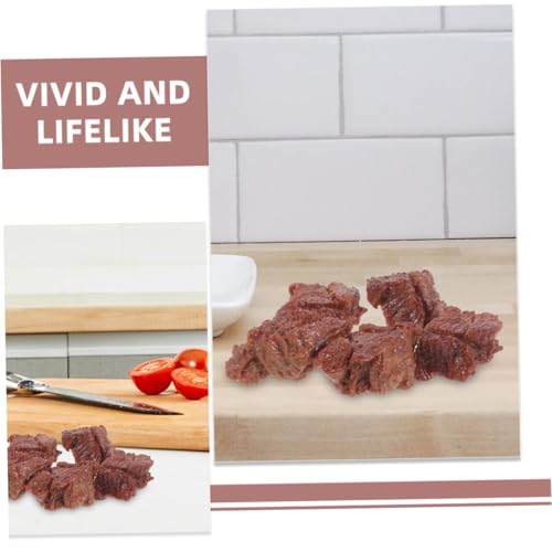 Hohopeti 4 Stück Teiliges Künstliches Rindfleisch Modell aus Lebensechte Fleischdekoration Langlebig und Leicht Realistische Fake Food Requisite für Restaurant und Küchendekor Hohopeti 4 Stück Teiliges Künstliches Rindfleisch Modell aus Lebensechte Fleischdekoration Langlebig und Leicht Realistische Fake Food Requisite für Restaurant und Küchendekor von Hohopeti