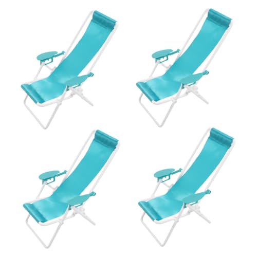 Hohopeti 4 Stück Teiliges Mini Faltstuhl Realistische Mini Strandstühle aus Stoff Platzsparend Klappbar Vielseitig als Puppenhaus Deko für Camping Party Büro und Wohnraumgestaltung Hohopeti 4 Stück Teiliges Mini Faltstuhl Realistische Mini Strandstühle aus Stoff Platzsparend Klappbar Vielseitig als Puppenhaus Deko für Camping Party Büro und Wohnraumgestaltung von Hohopeti