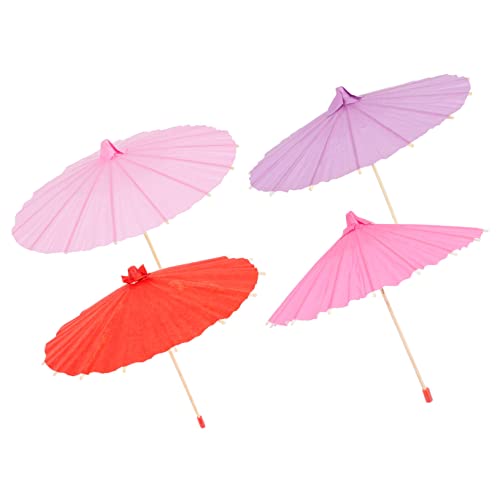 Hohopeti 4 Stück Teiliges Mini Ölpapierschirme Handbemalt Leichte Bambus Papier miniaturregenschirme DIY Bastelzubehör für Kindergartenkunst Kreative Hängedekoration Bunt Hohopeti 4 Stück Teiliges Mini Ölpapierschirme Handbemalt Leichte Bambus Papier miniaturregenschirme DIY Bastelzubehör für Kindergartenkunst Kreative Hängedekoration Bunt von Hohopeti