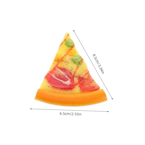 Hohopeti 4 Stück Teiliges PU Simulations Pizza Modell Realistische Käse dreieckspizza Langlebig und Leicht als Weihnachtsdekoration für Kinderküche Hohopeti 4 Stück Teiliges PU Simulations Pizza Modell Realistische Käse dreieckspizza Langlebig und Leicht als Weihnachtsdekoration für Kinderküche von Hohopeti
