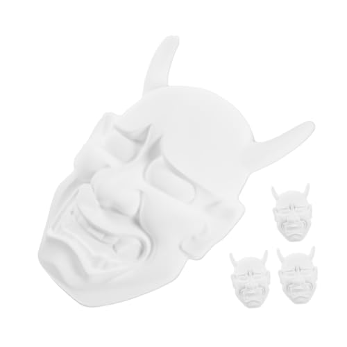 Hohopeti 4 Stück Teiliges PVC DIY Masken für Unbemalte Blanko Masken Bemalen und Basteln Cosplay und Halloween Party Zubehör Hohopeti 4 Stück Teiliges PVC DIY Masken für Unbemalte Blanko Masken Bemalen und Basteln Cosplay und Halloween Party Zubehör von Hohopeti