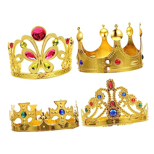 Hohopeti 4 Stück Teiliges Party Strassbesetzte Haarschmuck für Geburtstag Sichere Tiara für Mädchen Langlebig Hautfreundlich Auffälliges Accessoire für Fest und Bühne Hohopeti 4 Stück Teiliges Party Strassbesetzte Haarschmuck für Geburtstag Sichere Tiara für Mädchen Langlebig Hautfreundlich Auffälliges Accessoire für Fest und Bühne von Hohopeti