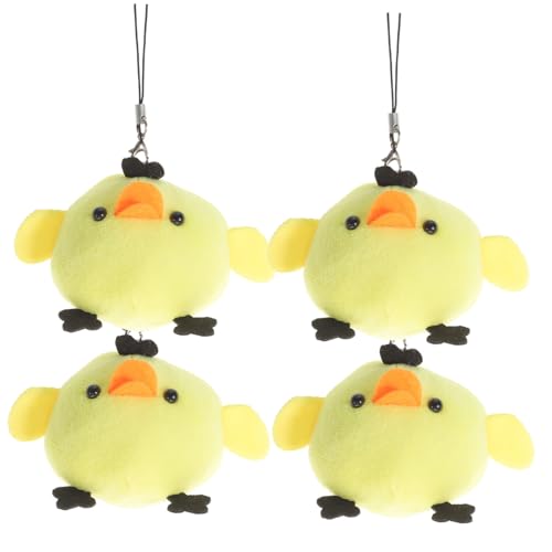 Hohopeti 4 Stück Teiliges Plüschküken Anhänger Kreative Kleine Kuscheltiere Niedliche Cartoon-spielzeuge Weiche Dekoration für Schlafzimmer und Kinderzimmer Farblich Hohopeti 4 Stück Teiliges Plüschküken Anhänger Kreative Kleine Kuscheltiere Niedliche Cartoon-spielzeuge Weiche Dekoration für Schlafzimmer und Kinderzimmer Farblich von Hohopeti