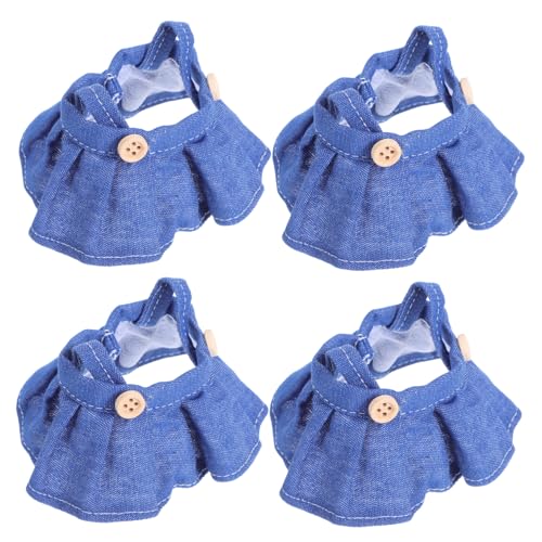 Hohopeti 4 Stück Teiliges Puppen-Outfit Robustes Stoff-Overall-Kleid mit Rock Modisch Leicht Anzuziehen für Vielseitige Puppen-kostüme und Kreatives Spiel Hohopeti 4 Stück Teiliges Puppen-Outfit Robustes Stoff-Overall-Kleid mit Rock Modisch Leicht Anzuziehen für Vielseitige Puppen-kostüme und Kreatives Spiel von Hohopeti