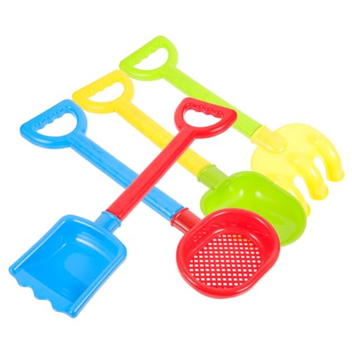 Hohopeti 4 Stück Teiliges Sandspielzeug aus Robustem Kunststoff Große Bunte für Strand Sandkasten und Garten Lustiges Design Wiederverwendbar für Jungen und Mädchen Zufällige Farbe Hohopeti 4 Stück Teiliges Sandspielzeug aus Robustem Kunststoff Große Bunte für Strand Sandkasten und Garten Lustiges Design Wiederverwendbar für Jungen und Mädchen Zufällige Farbe von Hohopeti
