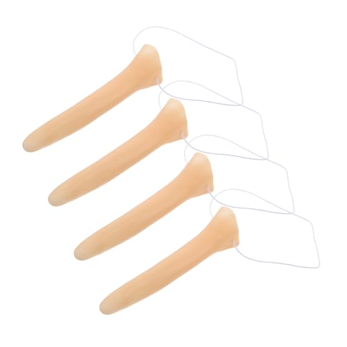Hohopeti 4 Stück Teiliges Wiederverwendbare Lange Nasen Requisiten aus Weichem PVC für Halloween Maskenball Karneval Cosplay mit Elastischem Langlebigem Design Hohopeti 4 Stück Teiliges Wiederverwendbare Lange Nasen Requisiten aus Weichem PVC für Halloween Maskenball Karneval Cosplay mit Elastischem Langlebigem Design von Hohopeti