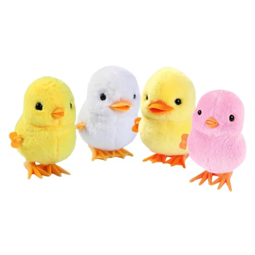 Hohopeti 4 Stück Teiliges Wind up Hühner Entenspielzeug Kleine Hüpfende Küken und Entchen Bunte Aufziehspielzeuge für Drinnen und Draußen Geeignet für Aller Altersgruppen Pädagogisch Hohopeti 4 Stück Teiliges Wind up Hühner Entenspielzeug Kleine Hüpfende Küken und Entchen Bunte Aufziehspielzeuge für Drinnen und Draußen Geeignet für Aller Altersgruppen Pädagogisch von Hohopeti
