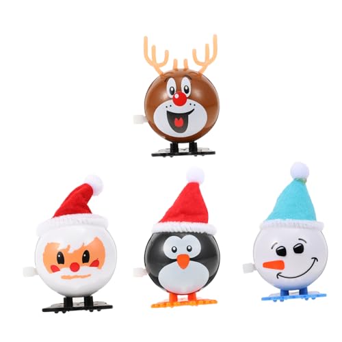 Hohopeti 4 Stücke Weihnachten Uhrwerk Spielzeug Dekoration Uhrwerk Spielzeug Kinder Lustiges Spielzeug Hohopeti 4 Stücke Weihnachten Uhrwerk Spielzeug Dekoration Uhrwerk Spielzeug Kinder Lustiges Spielzeug von Hohopeti