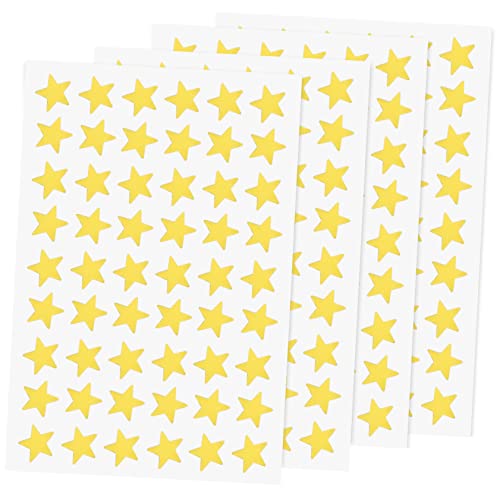 Hohopeti 40 Blatt Stern Belohnungsaufkleber Nagelaufkleber Kinderaufkleber Sternaufkleber Kinderpartygeschenke Studenten Belohnungsaufkleber Selbstklebende Sternaufkleber Goldene von Hohopeti