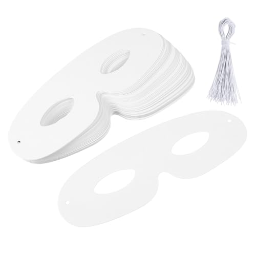 Hohopeti 40 Sätze DIY Papiermasken Weiß Blanko Maske zum Bemalen Handbemalte Bastelmasken für Karneval und Maskerade Kreative Gesichtsdekoration zum Selbstgestalten Hohopeti 40 Sätze DIY Papiermasken Weiß Blanko Maske zum Bemalen Handbemalte Bastelmasken für Karneval und Maskerade Kreative Gesichtsdekoration zum Selbstgestalten von Hohopeti