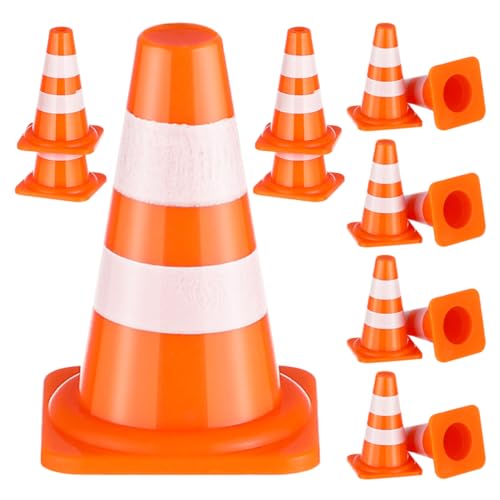 Hohopeti 40 Stück Miniatur Verkehrskegel Set Orange Pylonen für zur Verkehrserziehung und Integration Spielhäuser Hohopeti 40 Stück Miniatur Verkehrskegel Set Orange Pylonen für zur Verkehrserziehung und Integration Spielhäuser von Hohopeti