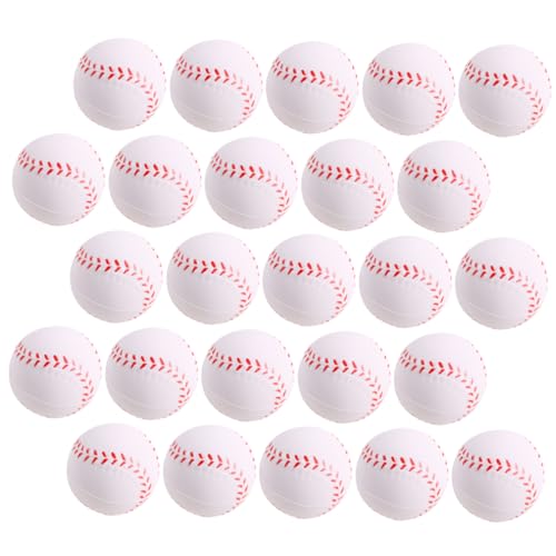 Hohopeti 40 Stück Quetsch-Baseball-Spielzeug, Quetsch-dekompressionsball, Party-quetsch-Baseball-Spielzeug von Hohopeti